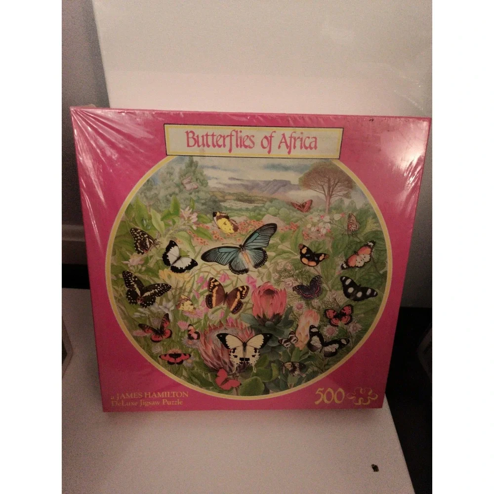 Butterflies Of Africa - A James Hamilton 500 Piece Deluxe Jigsaw Puzzle